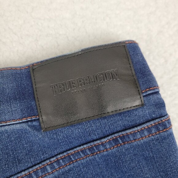 True Religion Jennie Curvy Jeans Womens 38 Blue High Rise Super Skinny Stretch - Picture 10 of 11